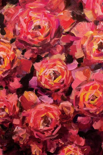 Valery Rybakow: Big Red Flowers by Valery Rybakow