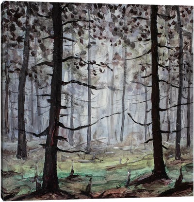 Dense Forest Canvas Art Print - Valery Rybakow
