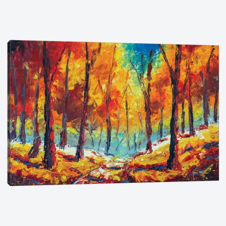 Autumn Forest Canvas Print #VRY150} by Valery Rybakow Canvas Wall Art
