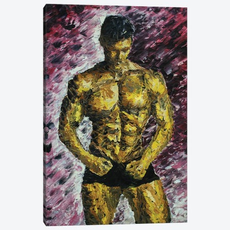 Bodybuilder Canvas Print #VRY153} by Valery Rybakow Canvas Artwork