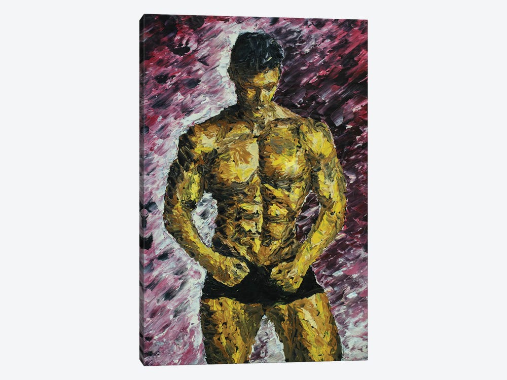 Bodybuilder by Valery Rybakow 1-piece Canvas Art Print