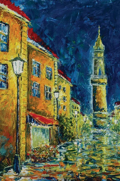 Night City by Valery Rybakow framed wall art