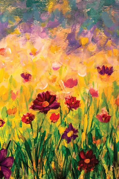 Beautiful Flowers by Valery Rybakow framed wall art