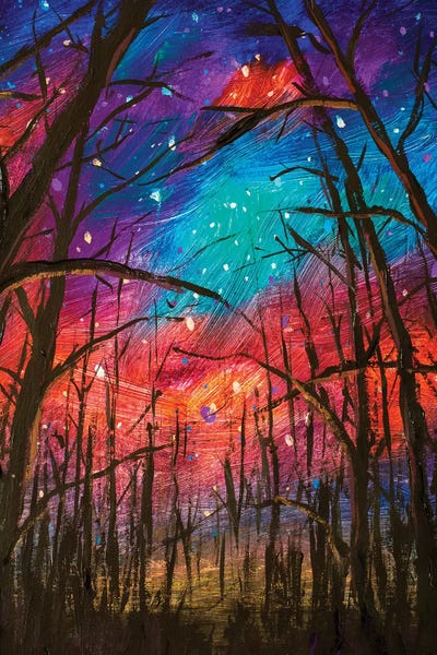 Night Landscape by Valery Rybakow framed wall art