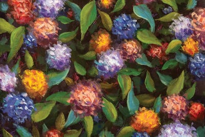 Romantic Flowers by Valery Rybakow canvas print