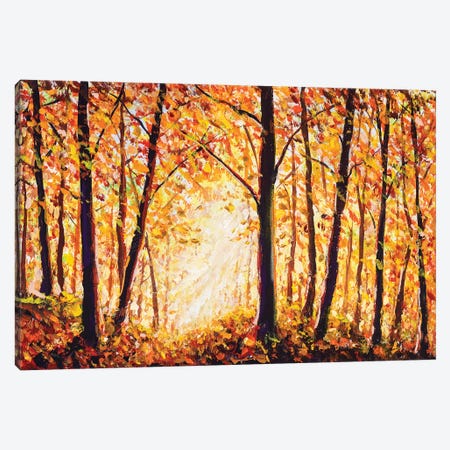 Autumn Forest Canvas Print #VRY192} by Valery Rybakow Canvas Wall Art