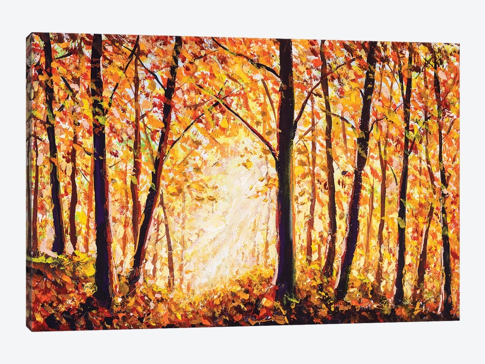 Autumn Forest by Valery Rybakow 1-piece Canvas Wall Art