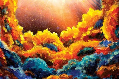 Cosmic Dream by Valery Rybakow canvas print
