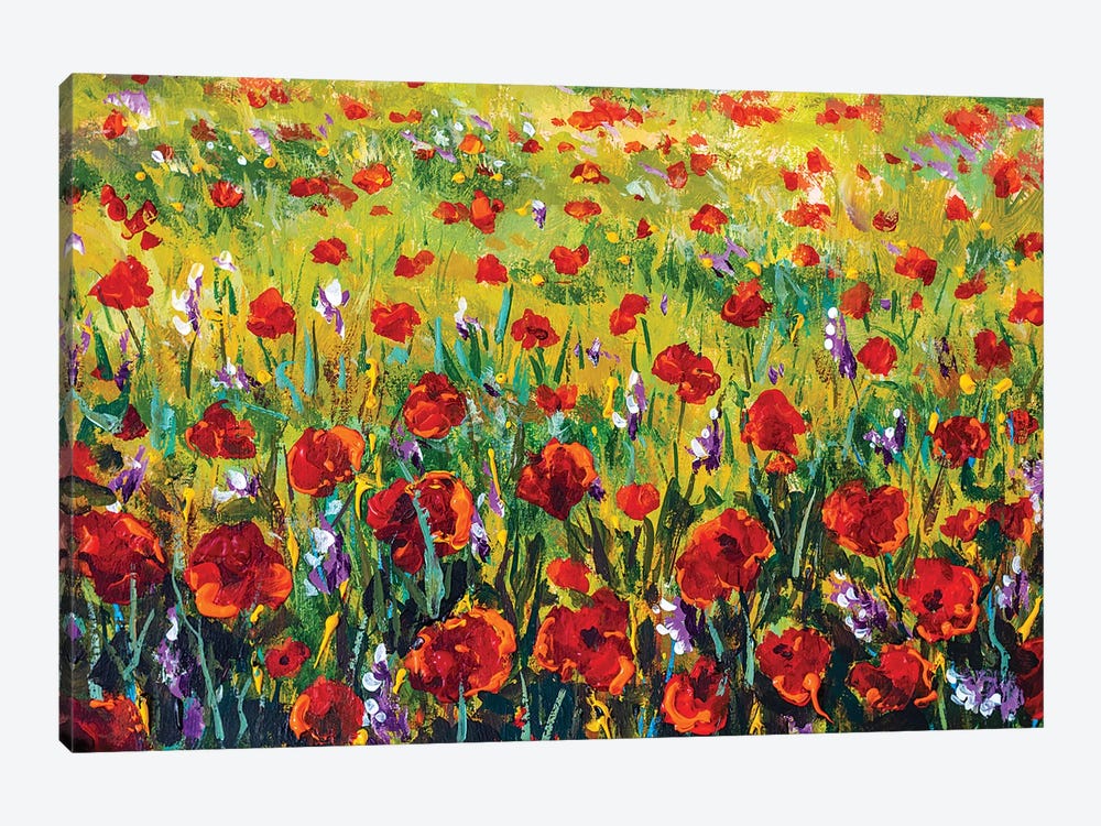 Flower Field by Valery Rybakow 1-piece Canvas Art