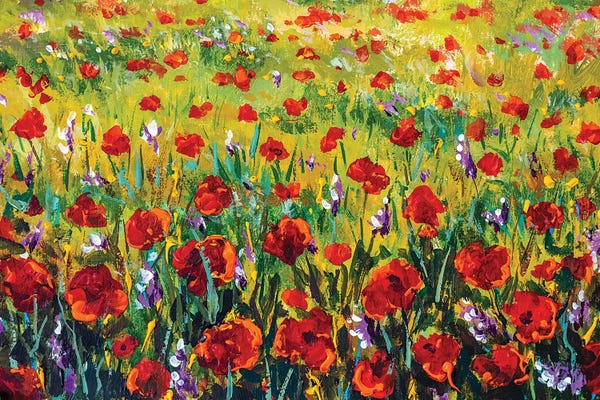 Valery Rybakow: Flower Field by Valery Rybakow