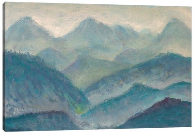 Beautiful Mountain Landscape Canvas Art Print - Valery Rybakow