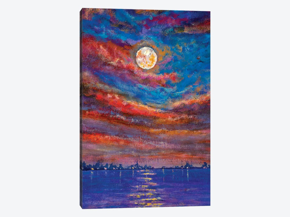 Beautiful Summer Sunset Over Sea by Valery Rybakow 1-piece Canvas Artwork