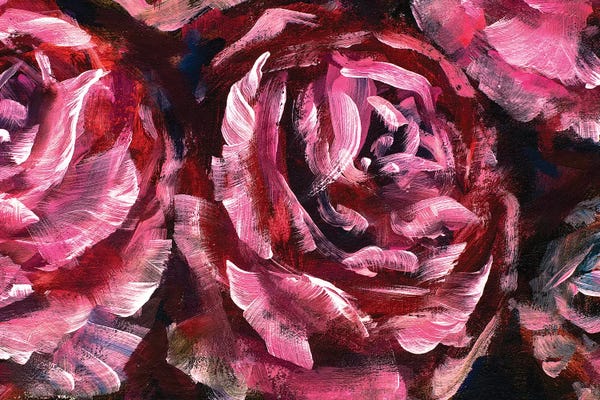 Black & Pink: Flowers by Valery Rybakow