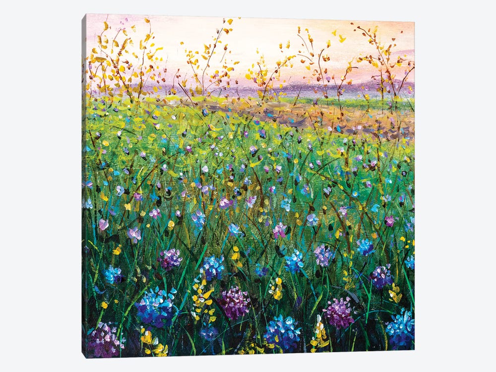 Beautiful Field Of Flowers by Valery Rybakow 1-piece Canvas Art
