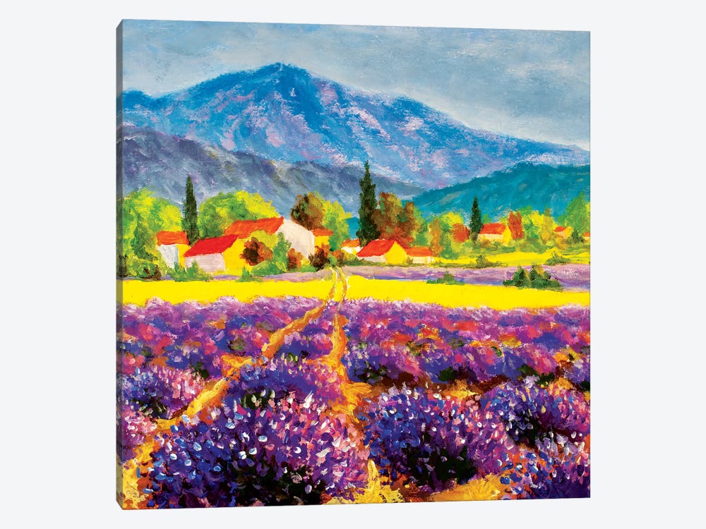 Rural Landscape In Summer Day In Provence, France by Valery Rybakow 1-piece Canvas Wall Art