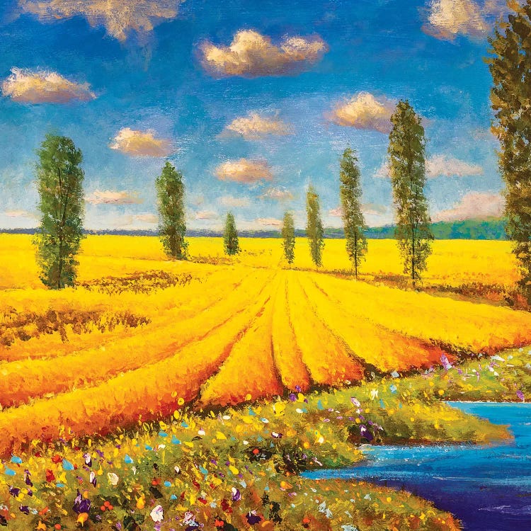 Warm Summer Landscape by Valery Rybakow wall art