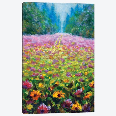 Wildflowers Canvas Print #VRY384} by Valery Rybakow Canvas Artwork