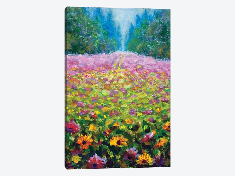 Wildflowers by Valery Rybakow 1-piece Canvas Wall Art