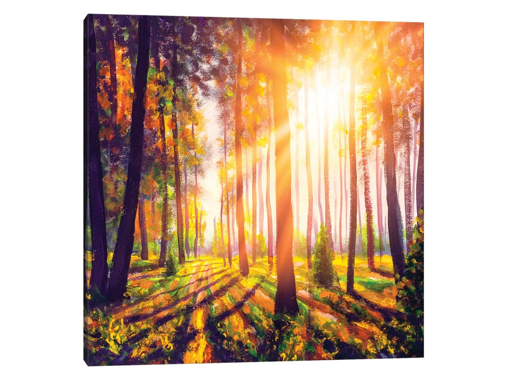 Beautiful Nature Landscapes Acrylic canvas Painting, Stretched on wooden  frame
