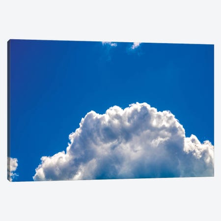 Close-up cumulus cloud with blue sky Canvas Print #VRY406} by Valery Rybakow Canvas Print
