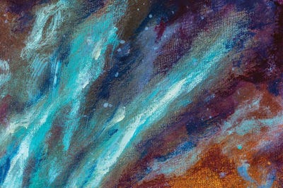 Canvas Print: Cosmic Blue by Valery Rybakow - thumbnail