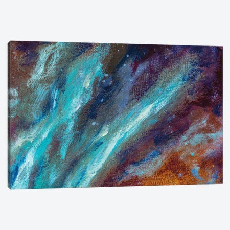 Cosmic Blue Canvas Print #VRY414} by Valery Rybakow Canvas Art