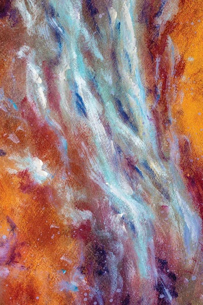 Abstract Waterfall by Valery Rybakow canvas print