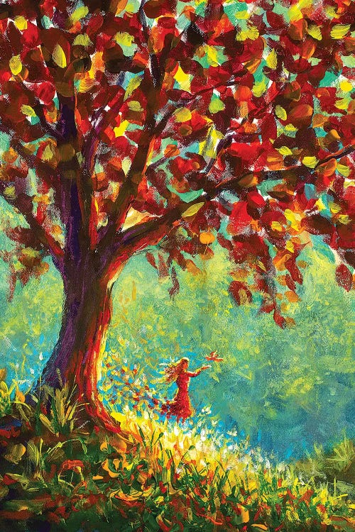 Girl In Nature by Valery Rybakow wall art