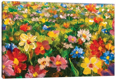 Summer Flowers Canvas Art Print - Valery Rybakow