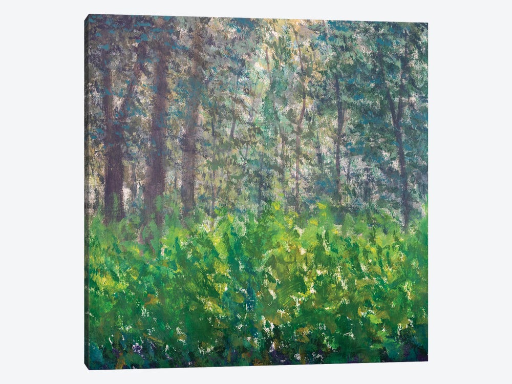 Abstract Green Forest by Valery Rybakow 1-piece Canvas Wall Art