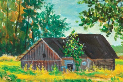 Old Barn by Valery Rybakow canvas print