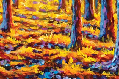 Gold Autumn by Valery Rybakow canvas print