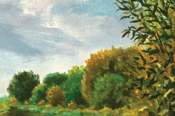 Valery Rybakow: Autumn Forest II Landscape by Valery Rybakow