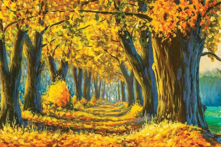 Path Through Golden Trees