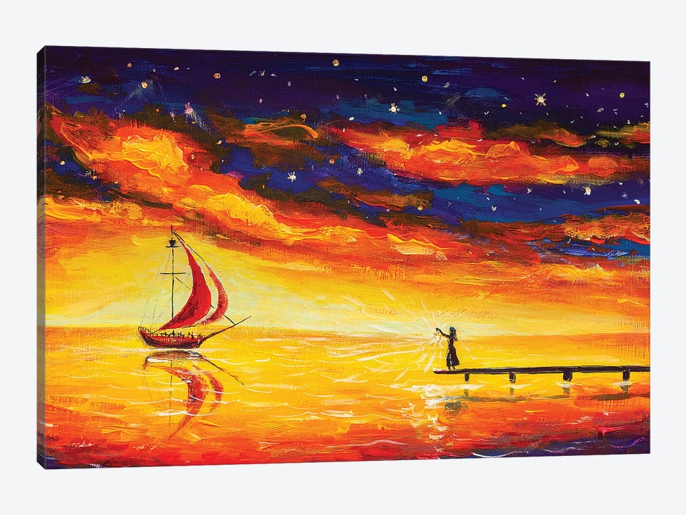 I Am Always Waiting For You by Valery Rybakow 1-piece Canvas Wall Art