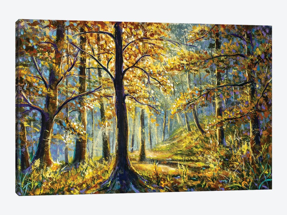 Sunny Forest by Valery Rybakow 1-piece Canvas Art Print