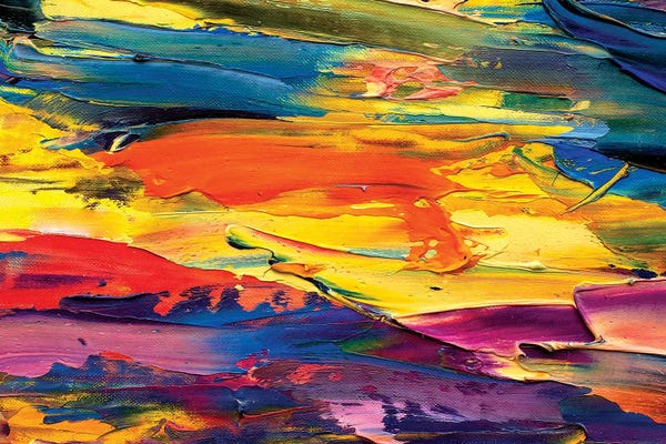 Valery Rybakow: Impressionism Abstract Nature by Valery Rybakow