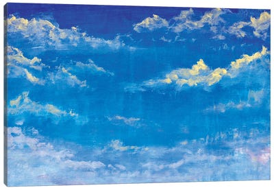 Beautiful Blue Sky With Clouds Canvas Art Print - Valery Rybakow