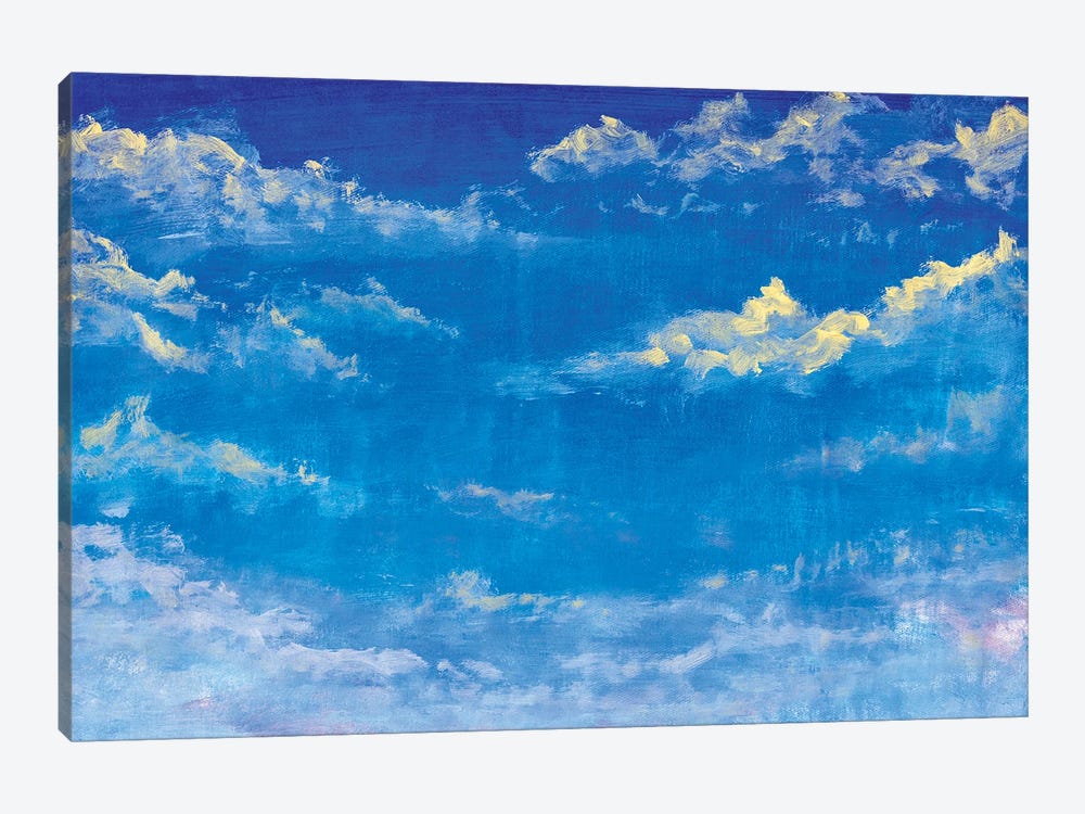 Beautiful Blue Sky With Clouds by Valery Rybakow 1-piece Canvas Art