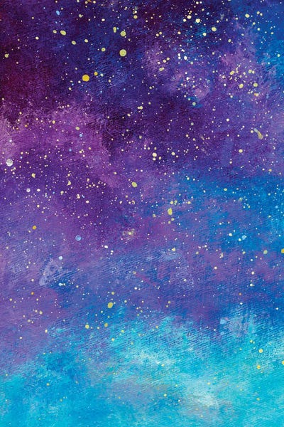 Valery Rybakow: Night Sky With Stars by Valery Rybakow