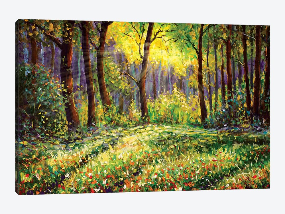 In Sunny Forest by Valery Rybakow 1-piece Canvas Artwork