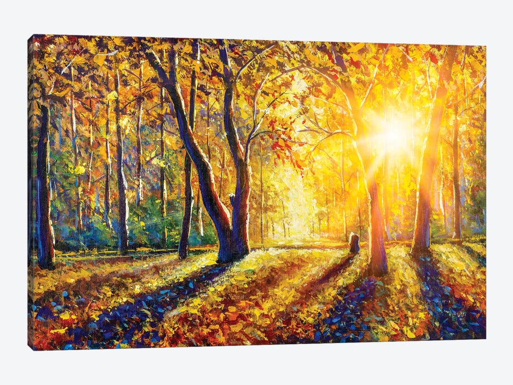 Gorgeous Autumn Forest by Valery Rybakow 1-piece Canvas Print