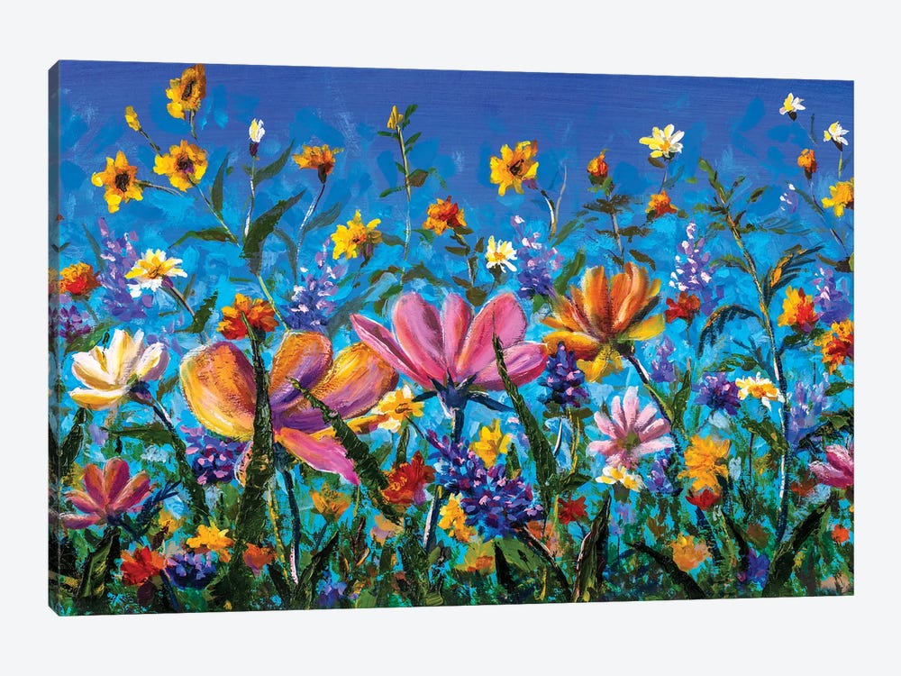 Flowers by Valery Rybakow 1-piece Canvas Art