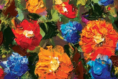 Big Flowers by Valery Rybakow canvas print