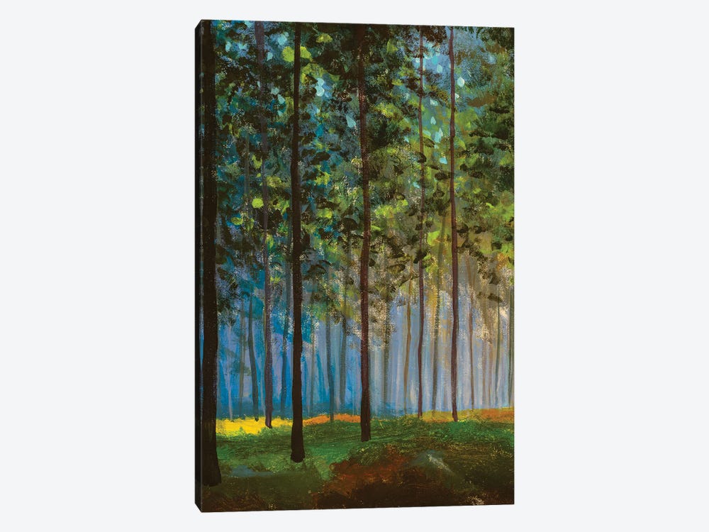 Spring Forest Landscape by Valery Rybakow 1-piece Canvas Artwork