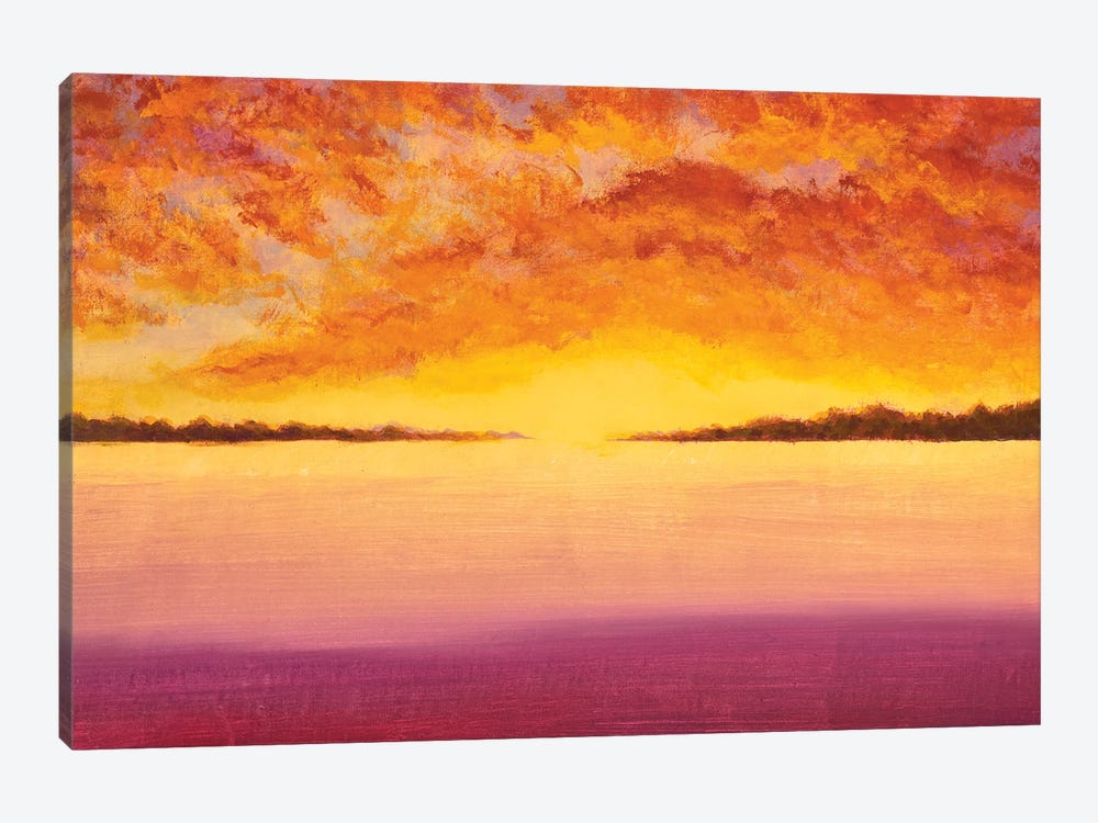 Sunset From The Beach by Valery Rybakow 1-piece Art Print