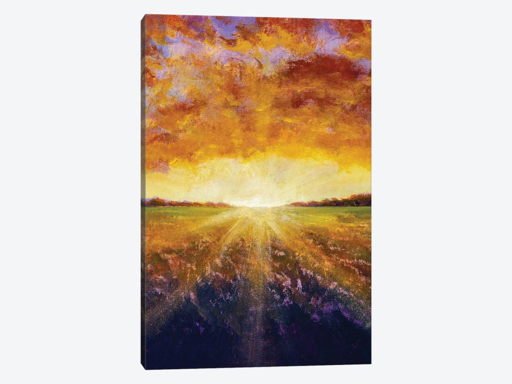 Rural Sunset by Valery Rybakow 1-piece Canvas Art
