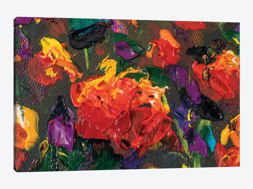 Red Poppy Close-Up by Valery Rybakow 1-piece Art Print