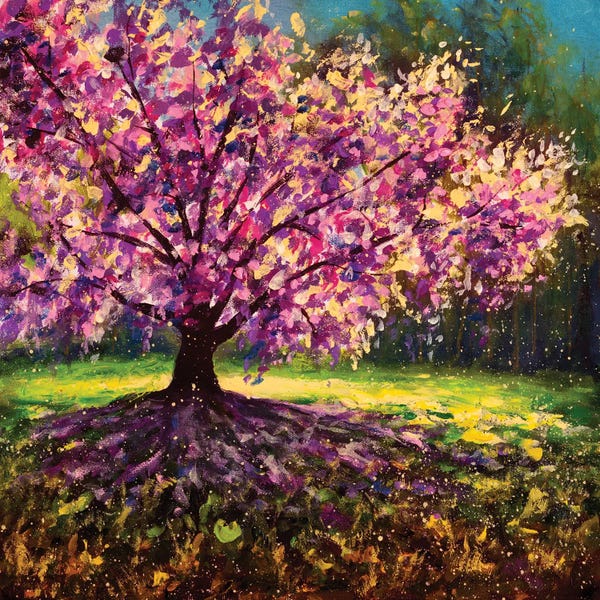 Cherry Trees: Magical Pink Bloom by Valery Rybakow