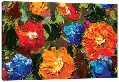 Big Flowers Canvas Art Print - Valery Rybakow
